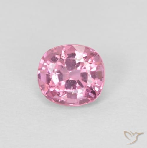 0.37ct 자연스러운 미디엄 핑크 스피넬, 방석, VS