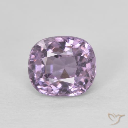 0.66ct 자연스러운 라이트 그레이쉬 바이올렛 스피넬, 방석, VS