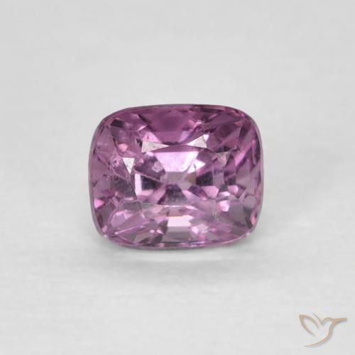 0.50ct 자연스러운 미디엄 퍼플 스피넬, 방석, VS