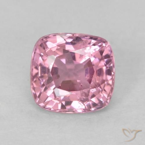 0.71ct 자연스러운 분홍빛이 도는 보라색 스피넬, 방석, VS