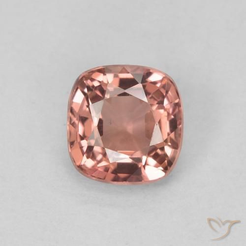 0.54ct 자연스러운 오렌지빛 핑크 스피넬, 방석, VVS