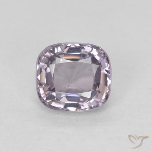 0.67ct 자연스러운 회색 빛이 도는 보라색 스피넬, 방석, VVS-VS