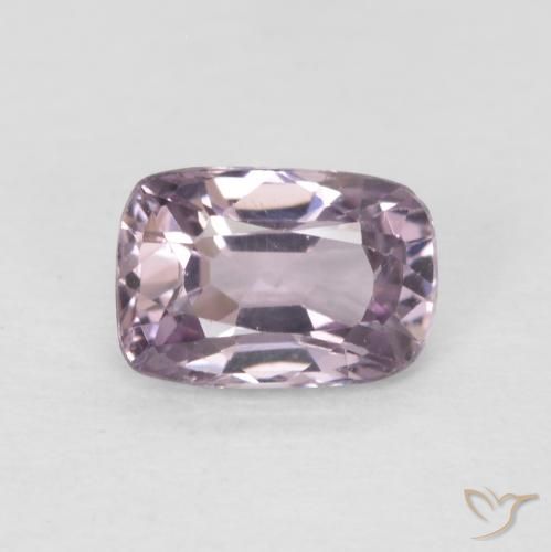 0.56ct 자연스러운 라이트 그레이쉬 퍼플 스피넬, 방석, VS