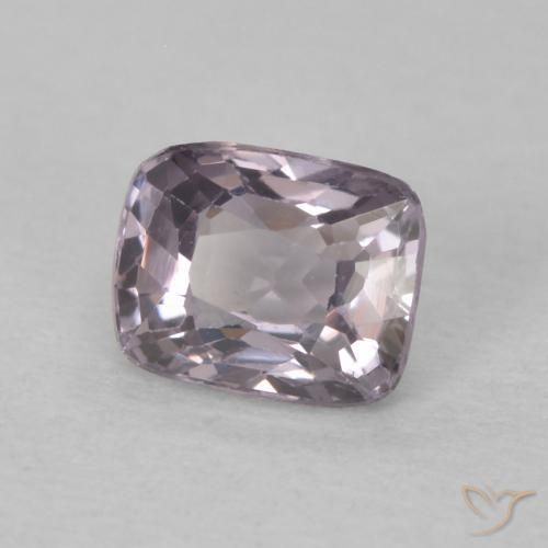 0.55캐럿 천연 Dark Grey Purple 스피넬, 방석, VVS