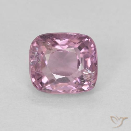 0.71ct 자연스러운 분홍빛이 도는 보라색 스피넬, 방석, VS