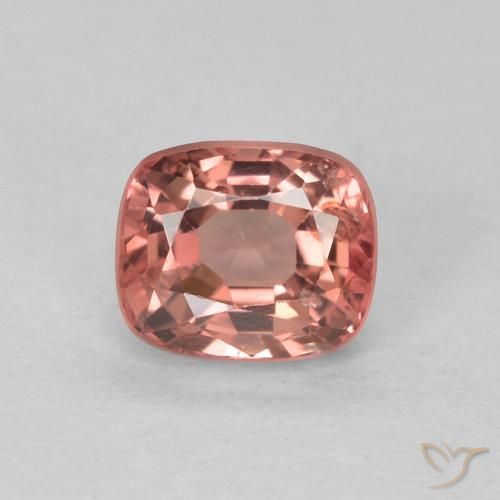 0.66ct 자연스러운 붉은 오렌지 스피넬, 방석, VS