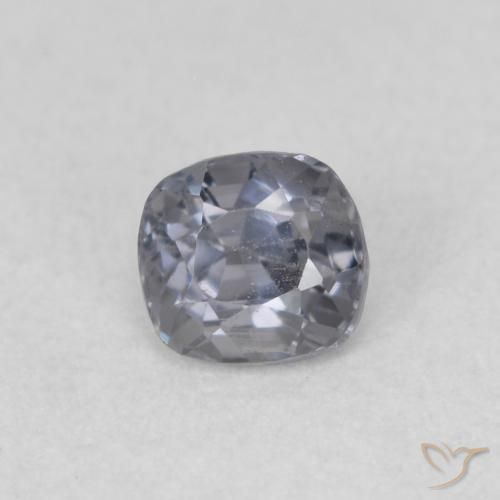 0.48ct 자연스러운 Dark Purple-Grey 스피넬, 방석, VS