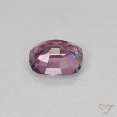 0.50캐럿 천연 Medium Dark-Purple 스피넬, 쿠션 컷, 4.9×4.2 mm, VVS