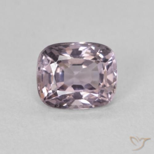 0.75ct 자연스러운 회색 분홍빛이 도는 보라색 스피넬, 방석, VVS-VS