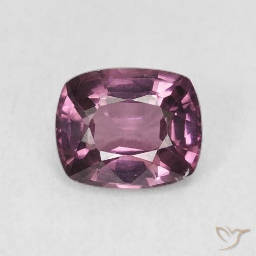 1.24ct 자연스러운 딥 퍼플 스피넬, 방석, VS