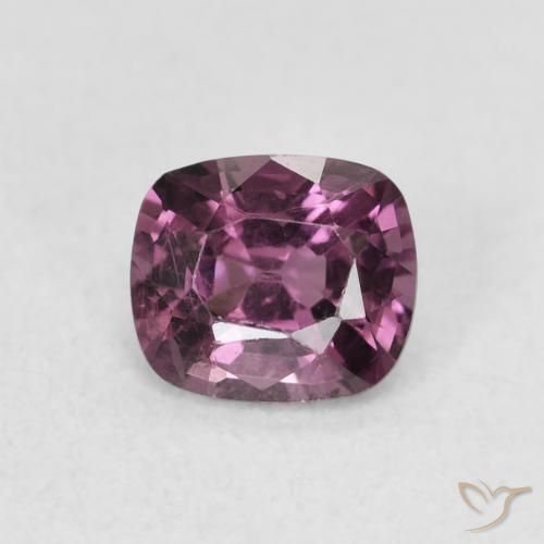 0.86ct 자연스러운 딥 퍼플 스피넬, 방석, VS