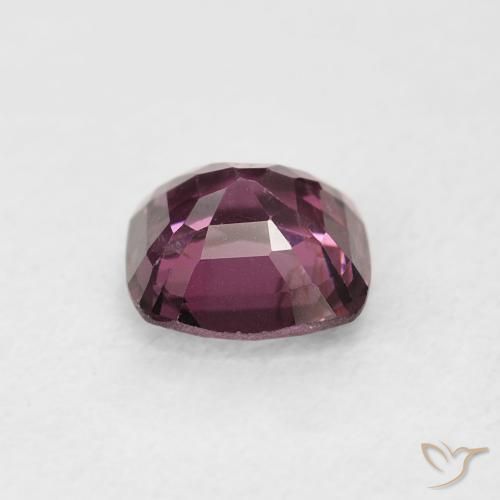 1.01캐럿 천연 Medium Dark-Purple 스피넬, 방석, VS