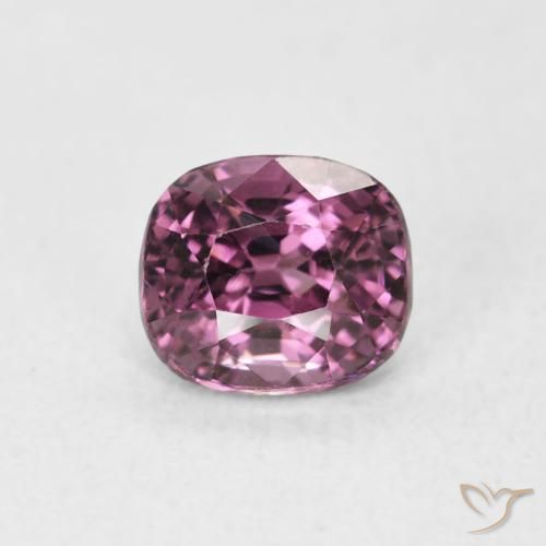 1.08ct 자연스러운 적자색 스피넬, 방석, VS