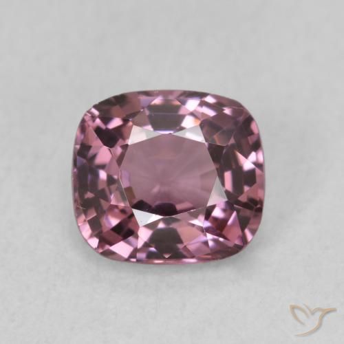 1.13ct 자연스러운 분홍빛이 도는 보라색 스피넬, 방석, VVS-VS