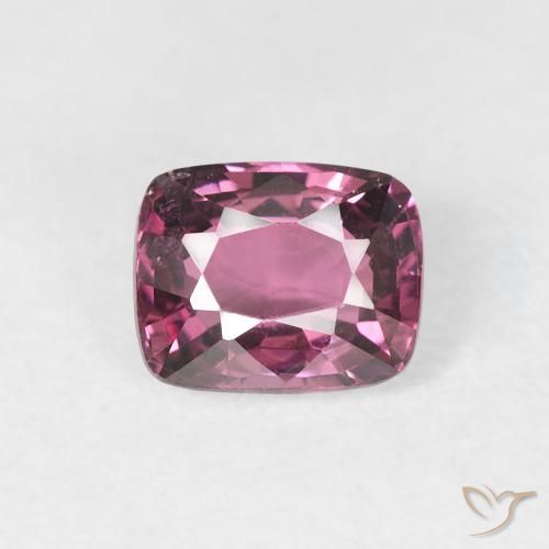 0.98ct 자연스러운 미디엄 퍼플 스피넬, 방석, VS