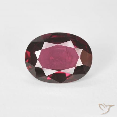 1.00ct 자연스러운 미디엄 퍼플 스피넬, 타원형, VS