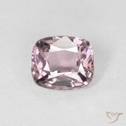 1.00ct 자연스러운 분홍빛이 도는 보라색 스피넬, 방석, VS