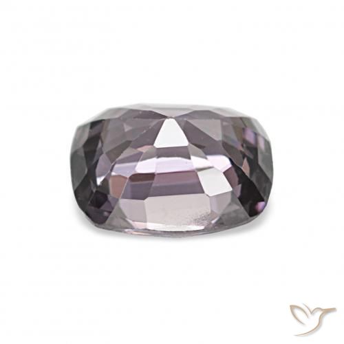 1.17캐럿 천연 Purplish Grey 스피넬, 방석, VVS-VS
