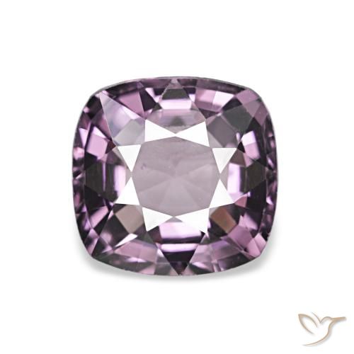 1.01ct 거뭇거뭇한 보라색 스피넬, 방석, VS