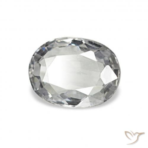 0.56캐럿 천연 밝은 회색 스피넬, 타원형, VS