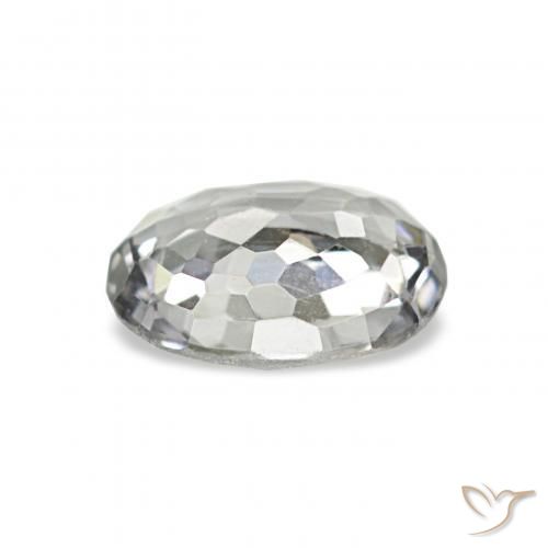 0.56캐럿 천연 밝은 회색 스피넬, 타원형, VS