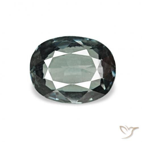 0.58ct Blue-Green Silver 스피넬, 방석, VVS-VS