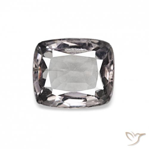 0.73ct 매우 밝은 회색 스피넬, 방석, VVS-VS