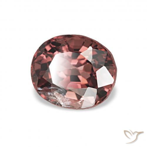 0.80캐럿 천연 다크 레드 스피넬, 타원형, VS-SI