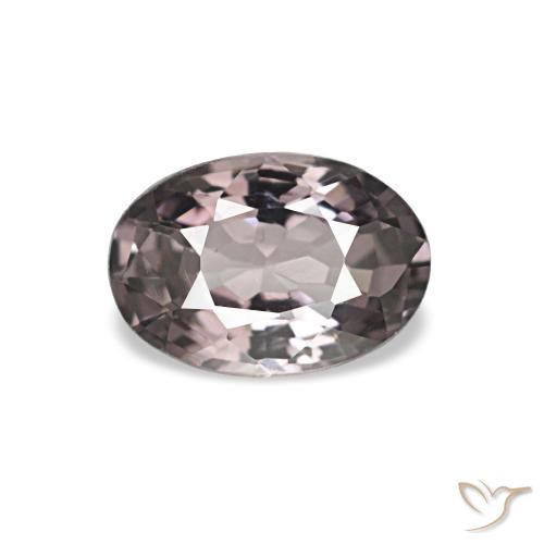 0.57ct Light Greyish Purple 스피넬, 타원형, VVS-VS