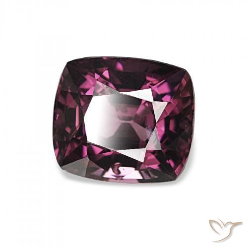 1.76캐럿 천연 Medium Dark-Purple 스피넬, 방석, VVS-VS