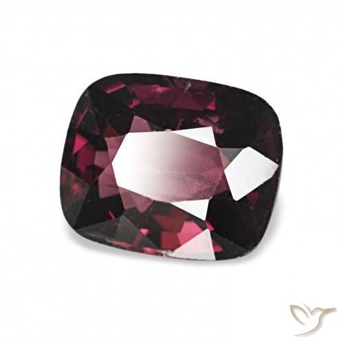 1.14캐럿 천연 딥 퍼플 스피넬, 방석, VVS