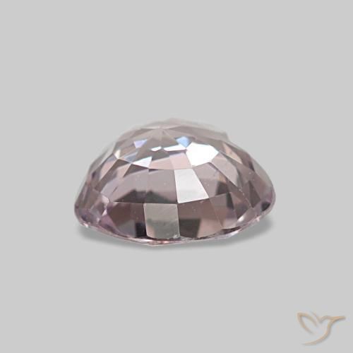 0.82캐럿 천연 라이트 로즈 핑크 스피넬, 하트 모양, 6.1×5.6 mm, VVS