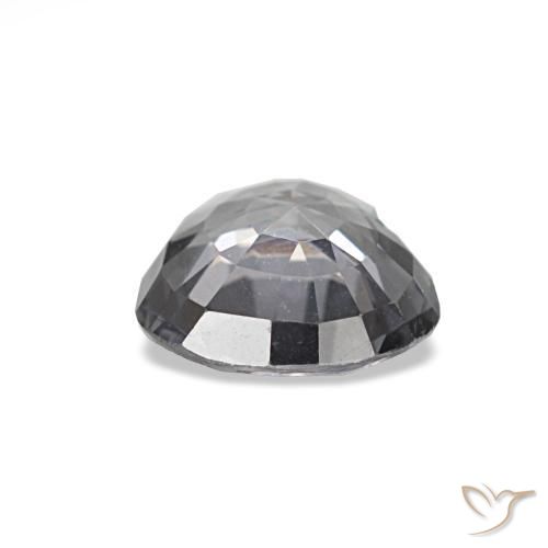 0.70캐럿 천연 미디엄 그레이 스피넬, 하트 모양, 6×5.4 mm, VVS