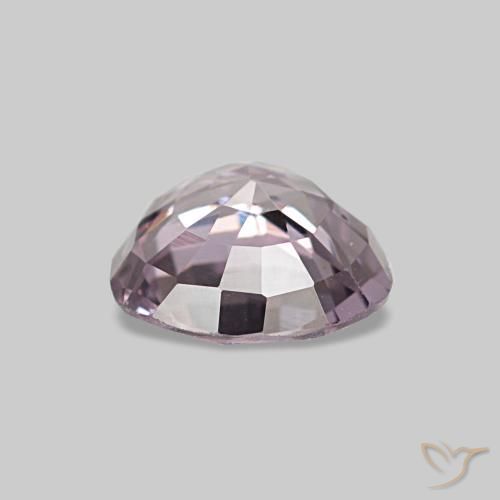 0.75캐럿 천연 라이트 핑크 톤 스피넬, 하트 모양, 6.1×5.5 mm, VVS