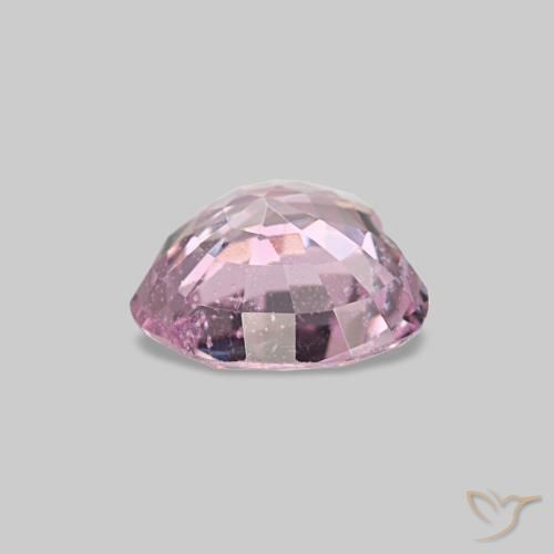 0.65캐럿 천연 매우 연한 핑크 스피넬, 하트 모양, 5.8×5.3 mm, VS