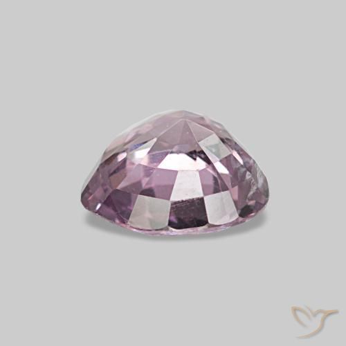 0.70캐럿 천연 라벤더 핑크 스피넬, 하트 모양, 5.7×5.3 mm, VS