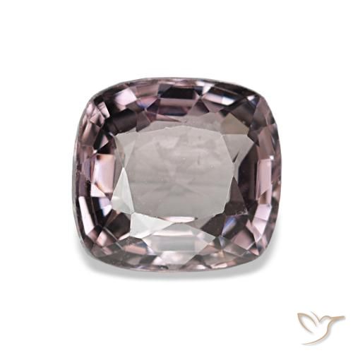 1.04캐럿 천연 Neutral Purple 스피넬, 쿠션 컷, 6.1×5.7 mm, VVS-VS
