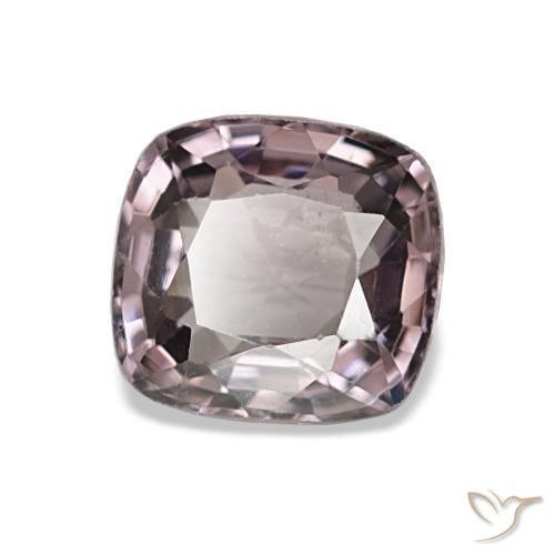 1.04캐럿 천연 Neutral Purple 스피넬, 쿠션 컷, 6.1×5.7 mm, VVS-VS
