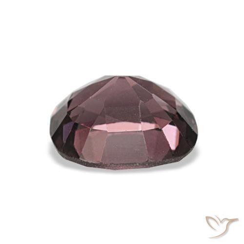 1.06캐럿 천연 딥 퍼플 레드 스피넬, 쿠션 컷, 6.3×5.8 mm, VVS-VS