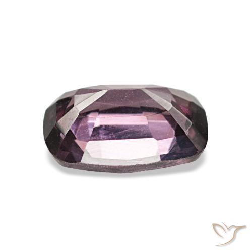 1.37캐럿 천연 와인 퍼플 스피넬, 쿠션 컷, 7.5×6.4 mm, VVS-VS