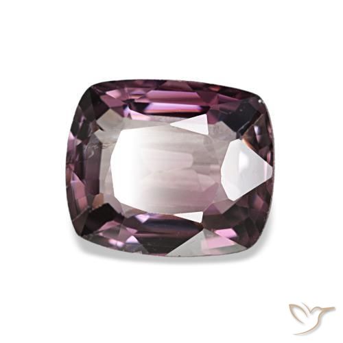 1.54캐럿 천연 와인 퍼플 스피넬, 쿠션 컷, 7.7×6.4 mm, VVS-VS