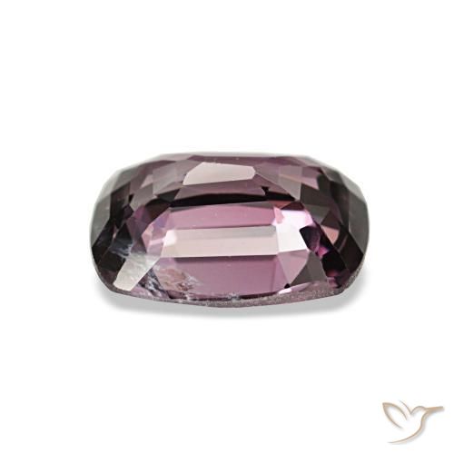 1.54캐럿 천연 와인 퍼플 스피넬, 쿠션 컷, 7.7×6.4 mm, VVS-VS