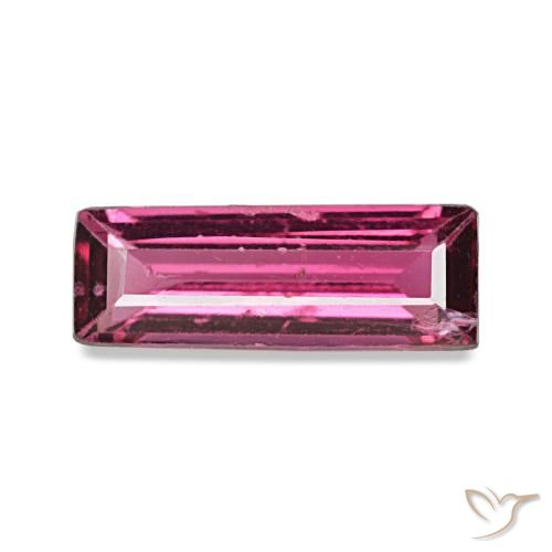 0.60캐럿 천연 라베리 레드 스피넬, 바게트, 8.6×3.1 mm, VVS-VS