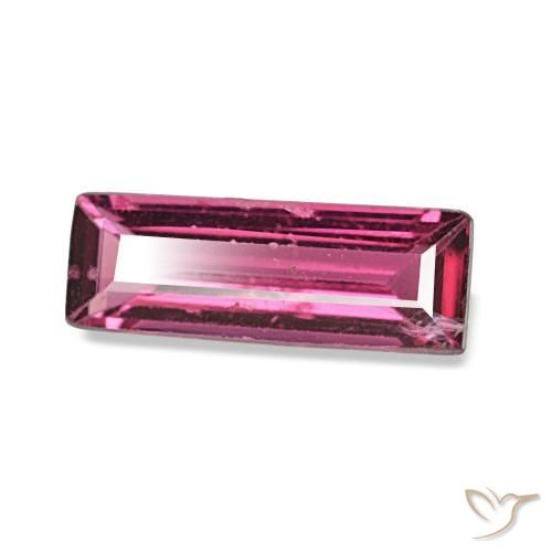 0.60캐럿 천연 라베리 레드 스피넬, 바게트, 8.6×3.1 mm, VVS-VS