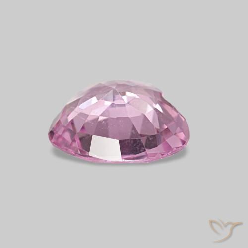 0.65캐럿 천연 인텐스 핑크 스피넬, 하트 모양, 6×5.6 mm, VVS-VS