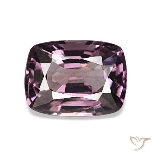 1.34캐럿 천연 라즈베리 레드 톤 스피넬, 쿠션 컷, 7.8×5.8 mm, VVS-VS