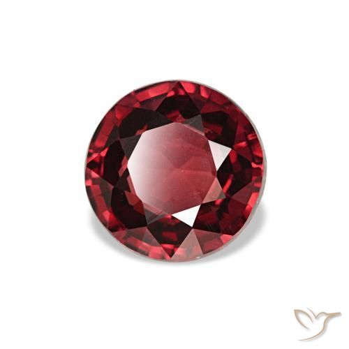 1.18캐럿 천연 다크 레드 스피넬, 라운드 컷, 5.87 mm, VVS-VS