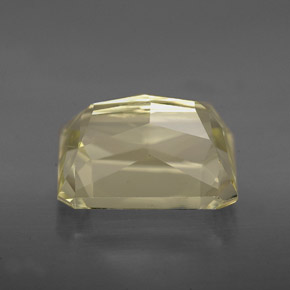 5.90캐럿 천연 라이트 옐로우 스포듀민, 에메랄드 컷, 11.2×9.1 mm, VS