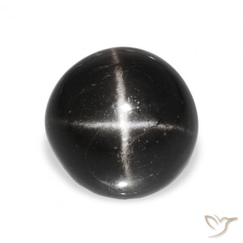 9.28ct 검은색 스타 디옵사이드, 둥근, 불투명체