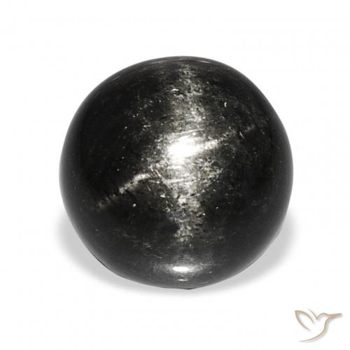 9.82ct 검은색 스타 디옵사이드, 둥근, 불투명체